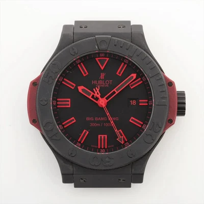 Hublot Big bang All black red CE×TI AT Black Dial 322.CI.1130.GR.ABR10 Buckle in - image 1 of 4
