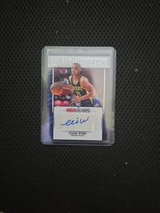 2023-24 Panini NBA Hoops Great SIGnificance Isaiah Wong GS-WNG Rookie Auto RC - Picture 1 of 2
