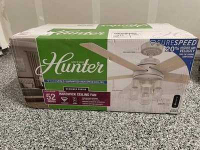 Hunter 51332 52 inch Ceiling Fan - White - Image 1 of 2