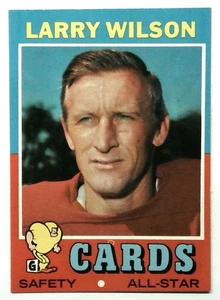 1971 Topps Football Card Larry Wilson quasi nuovo #20 Cardinals HOF - Foto 1 di 2