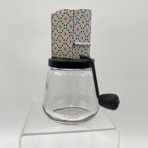 Vintage Androck #49 Nut Chopper Grinder Metal Top Wood Handel MCM Kitchen Tool - Picture 1 of 8