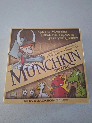 Munchkin Deluxe Board Game - Steve Jackson Games - Sealed - Image 1 of 4