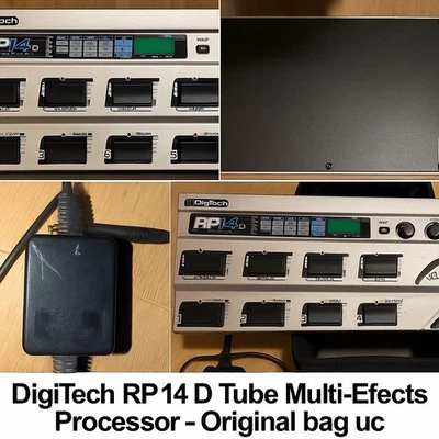Tubo DigiTech RP14D multiefectos. Propietario original, fuente de alimentación y bolsa - ¡Funciona muy bien! Foto 1 de 4