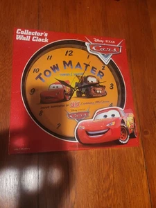 Disney Pixar New Untested Cars Tow Mater Towing & Salvage Wall Clock (NIB) (NOS) - Foto 1 di 13