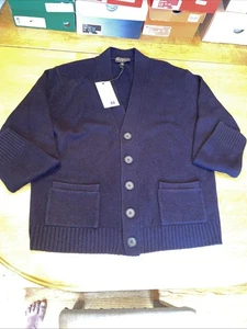Re/Done Women’s Cardigan Navy Sz Medium NWT - Picture 1 of 6