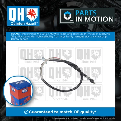 Cable de freno de mano compatible con ISUZU TROOPER Mk2 3.2 trasero izquierdo 91 a 98 6VD1 (SOHC) QH nuevo Foto 1 de 4