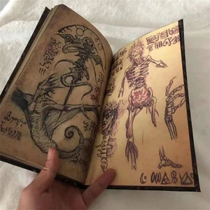 Neues Necronomicon ResinDark Magic Book Demon Evil Dead Summon Book Horror Prop - Bild 1 von 8