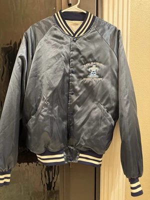 Chaqueta a Presión Vintage XL HOWE Hecha en EE. UU. SAM RAYBURN TEXANS Foto 1 de 4