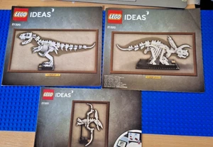 LEGO ANLEITUNGEN TEILE 1- 2-3 NUR FÜR IDEAS DINASAUR FOSSILIEN SET 21320 - Bild 1 von 2