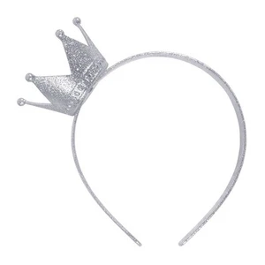 Bristol Novelty - Cerchietto con mini corona Taglia unica Argento - Foto 1 di 1