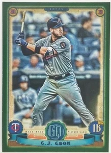 C.J. CRON Green Parallel 2019 Gypsy Queen 86 Minnesota Twins Rockies - Imagen 1 de 2