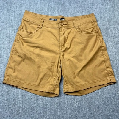 Shorts femininos PrAna Stretch Zion Halle 6 terrestres para caminhada ao ar livre - Imagem 1 de 4