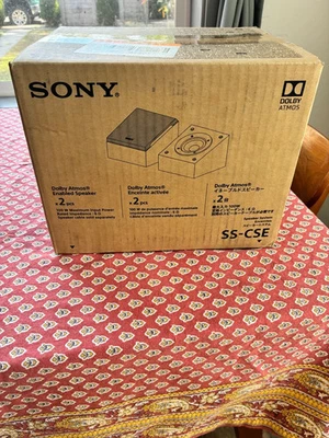 Sony SS-CSE 4" Dolby Atmos Enabled Elevation Speakers (Pair) - Black