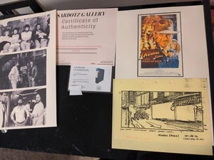Indiana Jones Temple of Doom storyboard movie prop Spielberg Lucas STAR WARS !! - Picture 1 of 22
