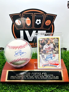 David Justice (Baseball Display) Tristar Graded Atlanta Braves - Bild 1 von 5