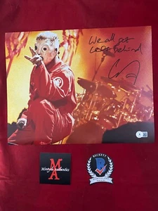 FOTO 11x14 firmata COREY TAYLOR SLIPKNOT STONE SOUR! BECKETT COA! CMFT! IOWA! - Foto 1 di 1