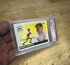 Mickey Mantle Baseball Card PSA 9 Mint New York Yankees NYC Collector MLB 2007