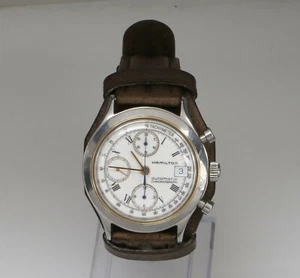 Hamilton 9940 Swiss Watch 38mm Automatic Chronograph Men's Watch - Picture 1 of 11