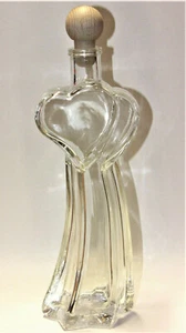5 Stück leere Glas Flasche Viktory Heart 0,2 Ltr. Schnaps Likör Weihnachten - Bild 1 von 1