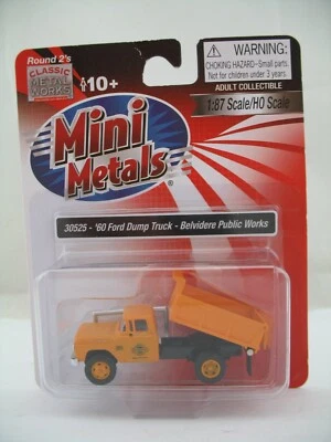 Mini Metals HO Model 30525: 1960 Ford Dump Truck, Belvidere Public Works, MOC - Image 1 of 4