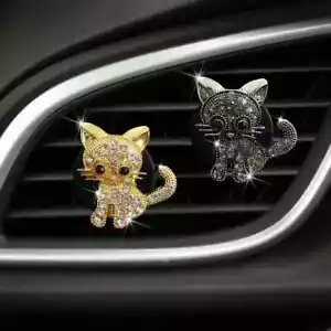 Auto Lufterfrischer Niedliche Katze Edelstein Köln Zitrone Ozean Lufterfrischer Auto Entlüftung - Bild 1 von 10