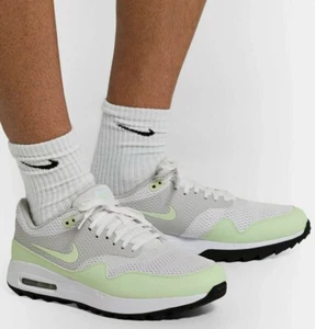 Nike Air Max 1 Golf White Jade Aura Grey UK Size 7.5 CI7576 111 - Picture 1 of 6