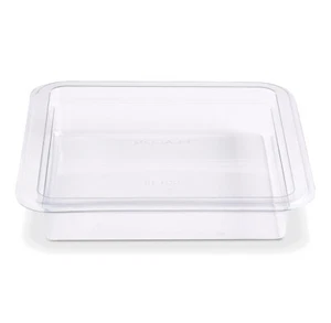 Placon Fresh n Clear GoCubes 10oz Clear Base, 6" L x 6" W x 1.2" H| 300/Case - Picture 1 of 2