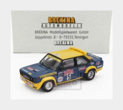 1:87 BREKINA PLAST Fiat 131 Abarth #5 Rally Sanremo 1977 Rohrl Pitz BRE22658 - Immagine 1 di 2