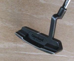 LH ALL BLACK CLEVELAND FRONTLINE 4.0 PUTTER 35" LONG GOLF CLUB LEFT HANDED 2135 - Picture 1 of 9
