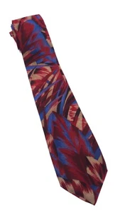 TO BOOT New York Silk Necktie VTG Lux Designer ABSTRACT FLORAL Multicolor EUC - Picture 1 of 6