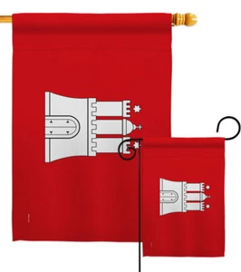 Bandera Jardín Hamburgo Regional Alemania Estados Regalo Decorativo Patio Casa Banner - Imagen 1 de 19