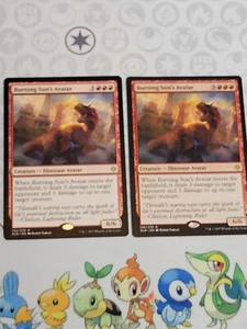 C4277 MAGIC MTG IXALAN BURNING SUN'S AVATAR 2X #135 LP RARE - Picture 1 of 22