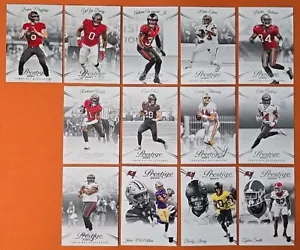 š“š¤š“ 2024 PRESTIGE TAMPA BAY BUCCANEERS SET COMPLETO SQUADRA BASE (LOTTO 13 CARTE) - Foto 1 di 6