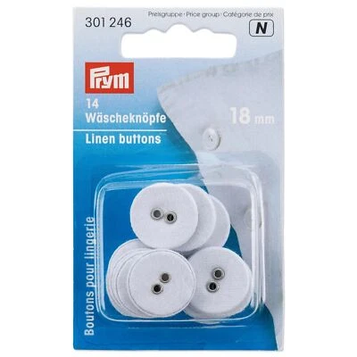 PRYM Wäscheknöpfe Leinen 18mm - Bild 1 von 2