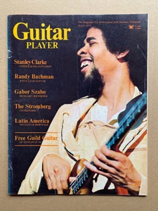STANLEY CLARKE GUITAR PLAYER MAGAZINE JULY 1975 STANLEY CLARKE COVER WITH FEATUR - Picture 1 of 1