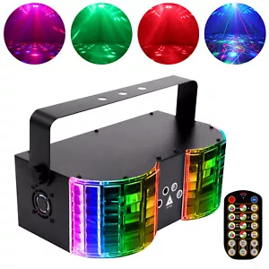 Proyector de efecto de luz láser estroboscópico 15W 4Beam RGBW LED luz de escenario discoteca DJ fiesta - Imagen 1 de 12