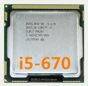 Intel Core i5-670 CPU Dual-Core 3.46GHz / 4MB LGA1156 SLBLT Processor - Picture 1 of 1