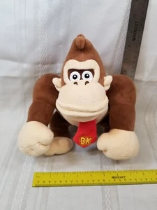 Super Mario Bros Donkey Kong Plush Doll Stuffed Animal Soft Toy - 9 In Nintendo - Picture 1 of 2
