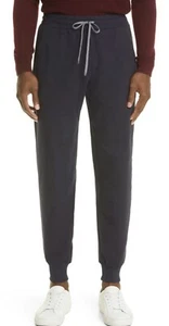 Canali Drawstring Jogger Sweatpants Blue Size 52 - Picture 1 of 7