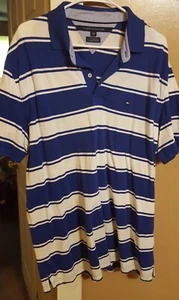 Royal Tommy Hilfiger Polo gestreift XL Custom Fit - Bild 1 von 3