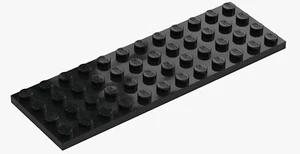 1 Nuevo LEGO Negro 4x12 Placas 3029 Plano Rectángulo Panel Placa Ciudad Star Wars Largo - Imagen 1 de 1