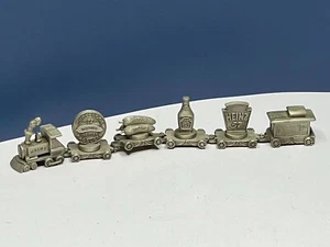Juego de tren de ferrocarril Pewter Heinz 57. 6 piezas - Imagen 1 de 7