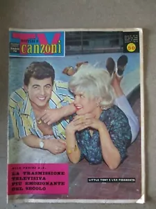 TV SORRISI E CANZONI NUMERO 17 ANNO 1961 COPERTINA LITTLE TONY - Foto 1 di 1