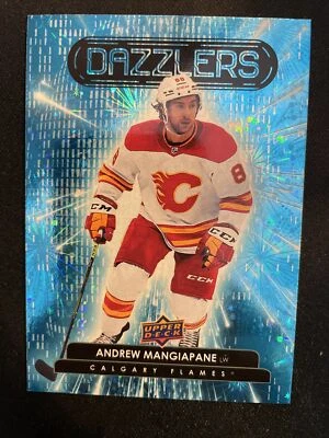 22-23 UD Series 1 Hockey Blue Dazzlers DZ-49 Andre Mangiapane - Image 1 of 2