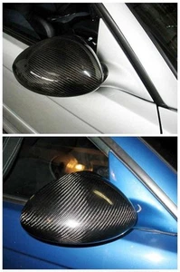 Cubierta de espejo de fibra de carbono real CAPS 1 PAR BMW SERIE 3 E46M3 2000-2006 - Imagen 1 de 1