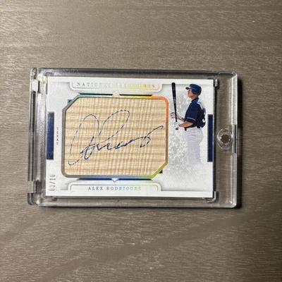 Panini National Treasures Alex Rodriguez Legendary Jumbo Lumber Signatures 03/10 - Image 1 of 4