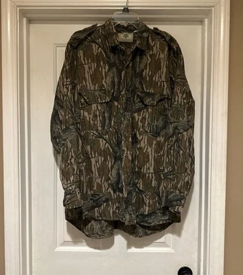 Vintage Mossy Oak Button Down Treestand Camo Shirt Made In USA Men’s Size XXL - Image 1 of 4