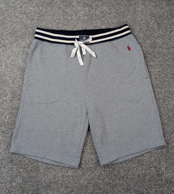 Pantalones Cortos Polo Ralph Lauren Para Hombre Gris Medio Prendas para Dormir Salón Cordón Vellón Foto 1 de 4