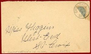 Danish West Indies 1908, Diagonal Half Used As 2c On Cover - Picture 1 of 2