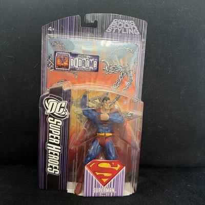 Figura de acción Mattel DC SuperHeroes SUPERMAN Variant Emblem 2007 6" NUEVA SIN ABRIR Foto 1 de 2